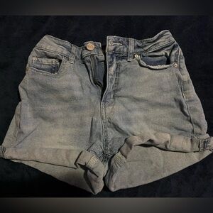 blue jean shorts